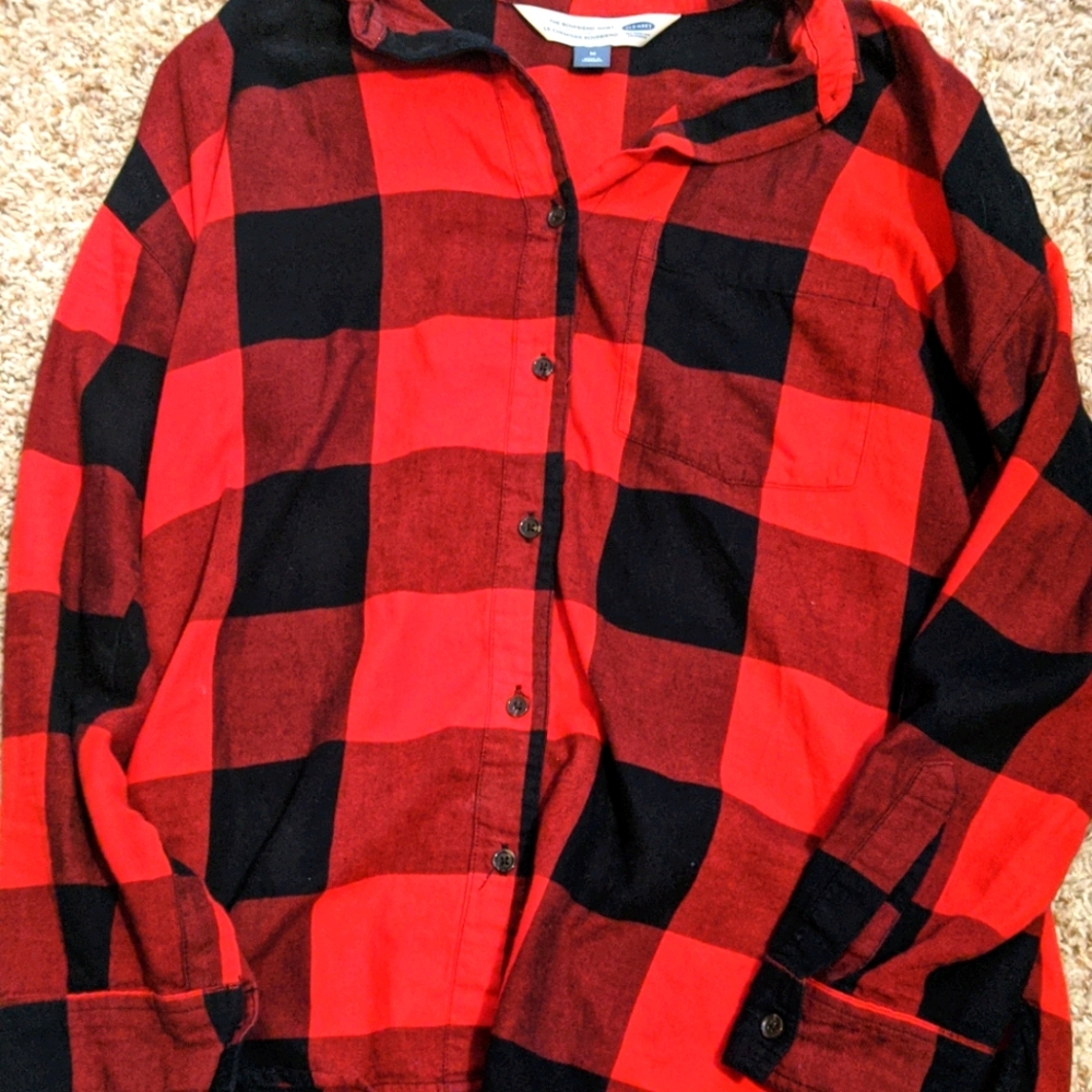 Old navy boyfriend flannel